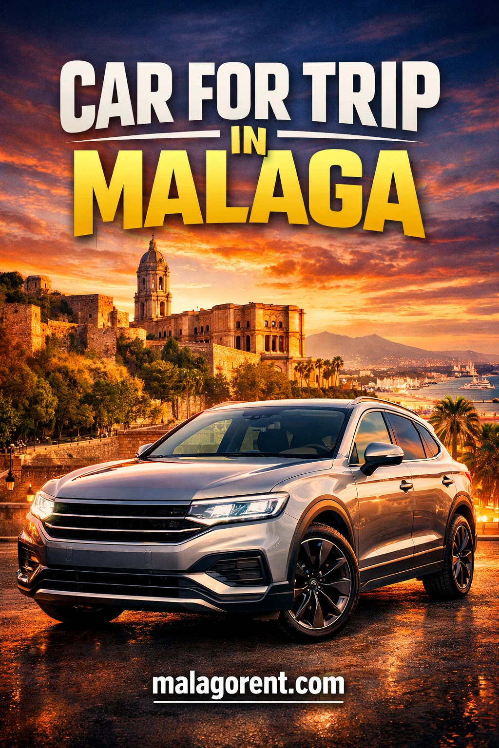 Cheap car rental in Malaga near airport and city center